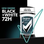 Degree Men UltraClear Antiperspirant Deodorant Black + White 4 count 72-Hour Sweat & Odor Protection Antiperspirant For Men With MotionSense Technology 2.70 Ounce (Pack of 4) - Image 4